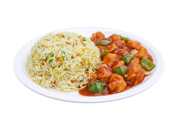 Chicken Shashlik with Rice