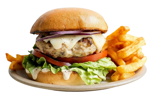 Grill Chicken Burger Cheese